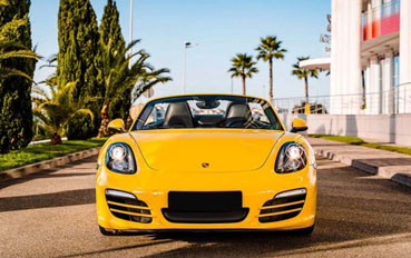 Porsche Boxter 981 Желтый