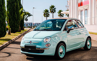 Fiat 500c Мятный